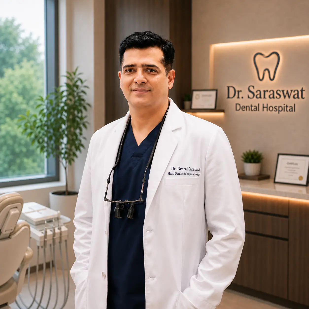 Dr. Neeraj Saraswat - Best Dentist and Implantologist in Jaipur